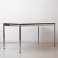 USMモジュラーファニチャー USM Haller USMハラーテーブル ワーキングデスク ダイニングテーブル W150×D75×H74cm アジャスター パールグレーラミネート(ホワイト) 高さ調整機能付 A ●