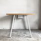 かなでもの KANADEMONO ザ・テーブル THE TABLE リノリウム天板 デスク ダイニングテーブル W120cm × Slimline脚 ホワイト ■