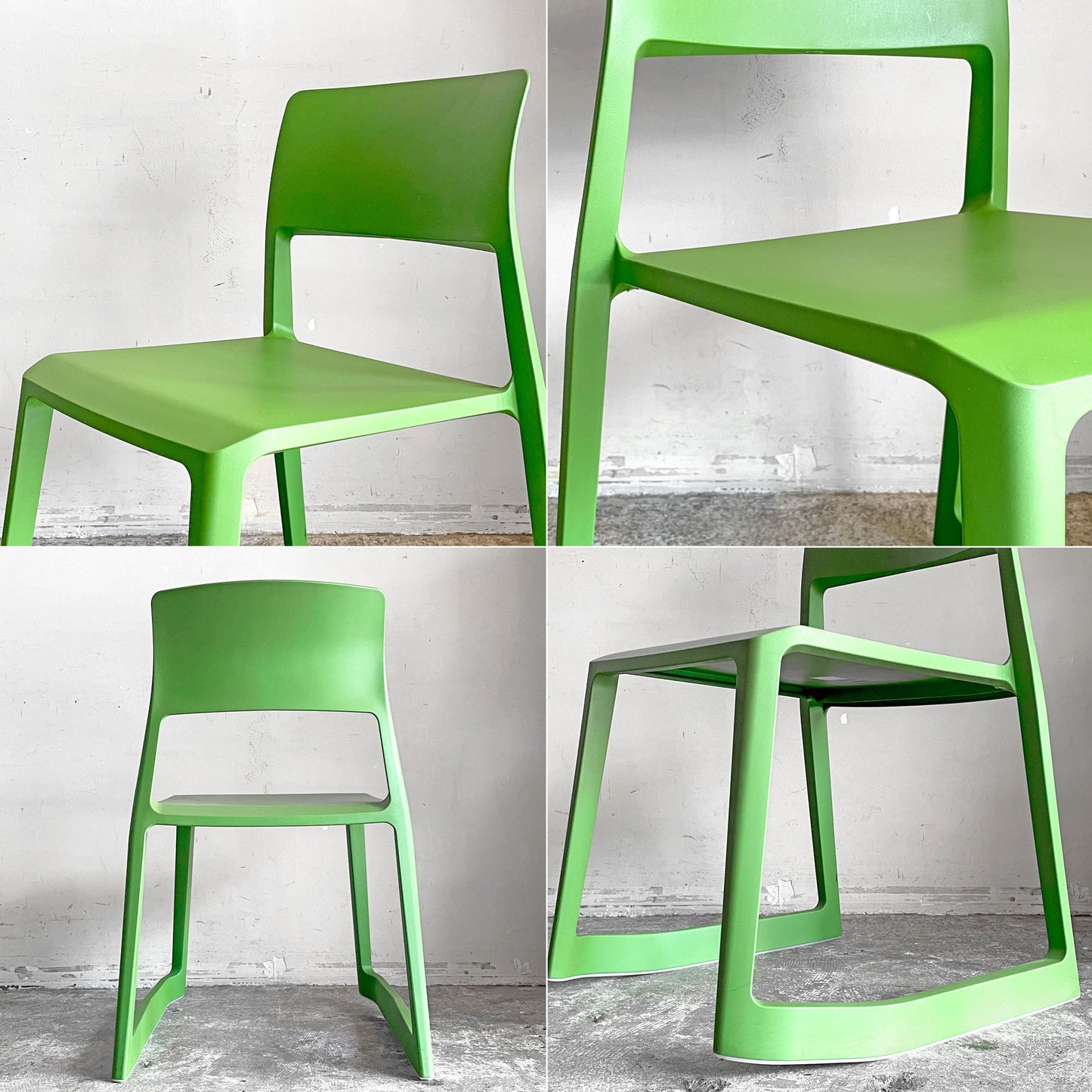 ヴィトラ Vitra ティプトン Tipton チェア スタッキングチェア チルト機能 ロッキングチェア グリーン A ■