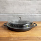 ストウブ STAUB ピュアグリル グリルパン 30cm ラウンド ガラス蓋セット 両手 鋳鉄 ブラック フランス 定価￥36,850-♪