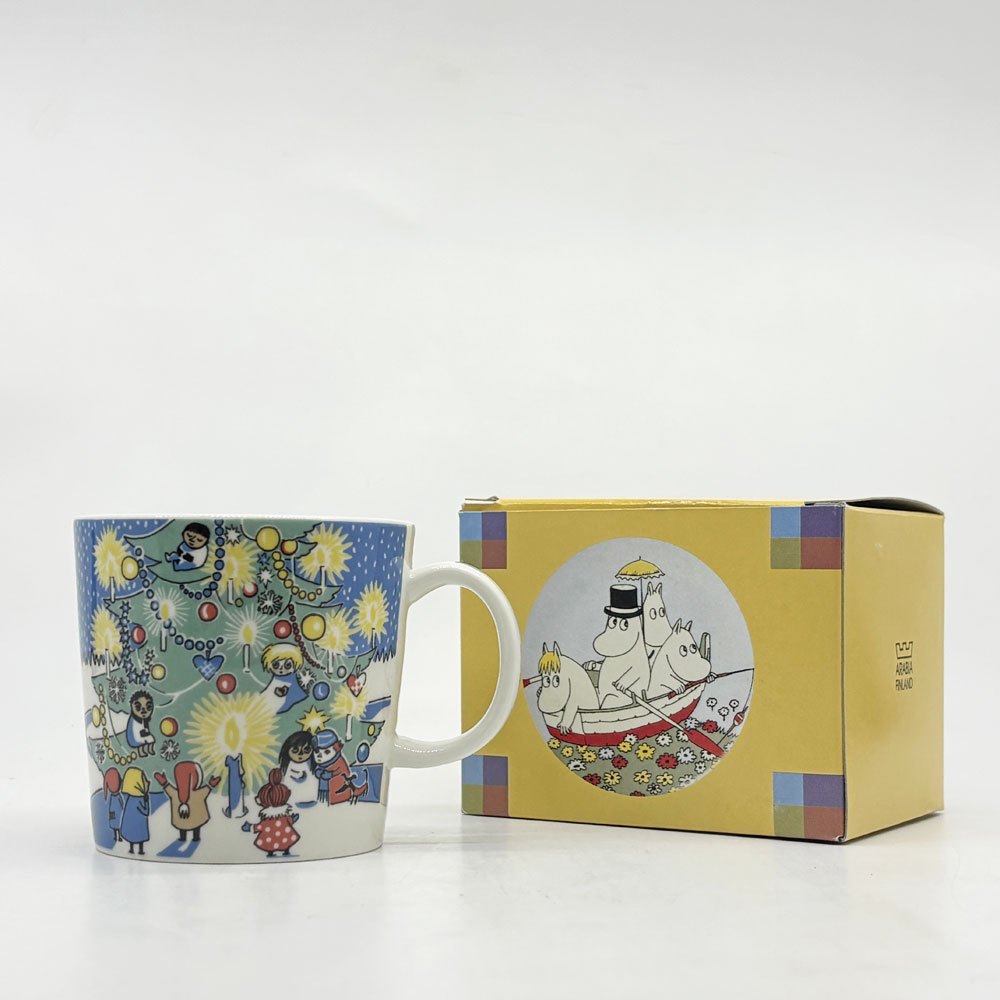 アラビア ARABIA ムーミン MOOMIN マグ カップ クリスマス 2004-2005年 限定 フィンランド 北欧食器 箱付き 希少 ●