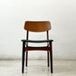 ファーストラップ FARSTRUP Model 208A ダイニングチェア チーク×アフロモシア材 レザー デンマーク ビンテージ 北欧家具 A ●