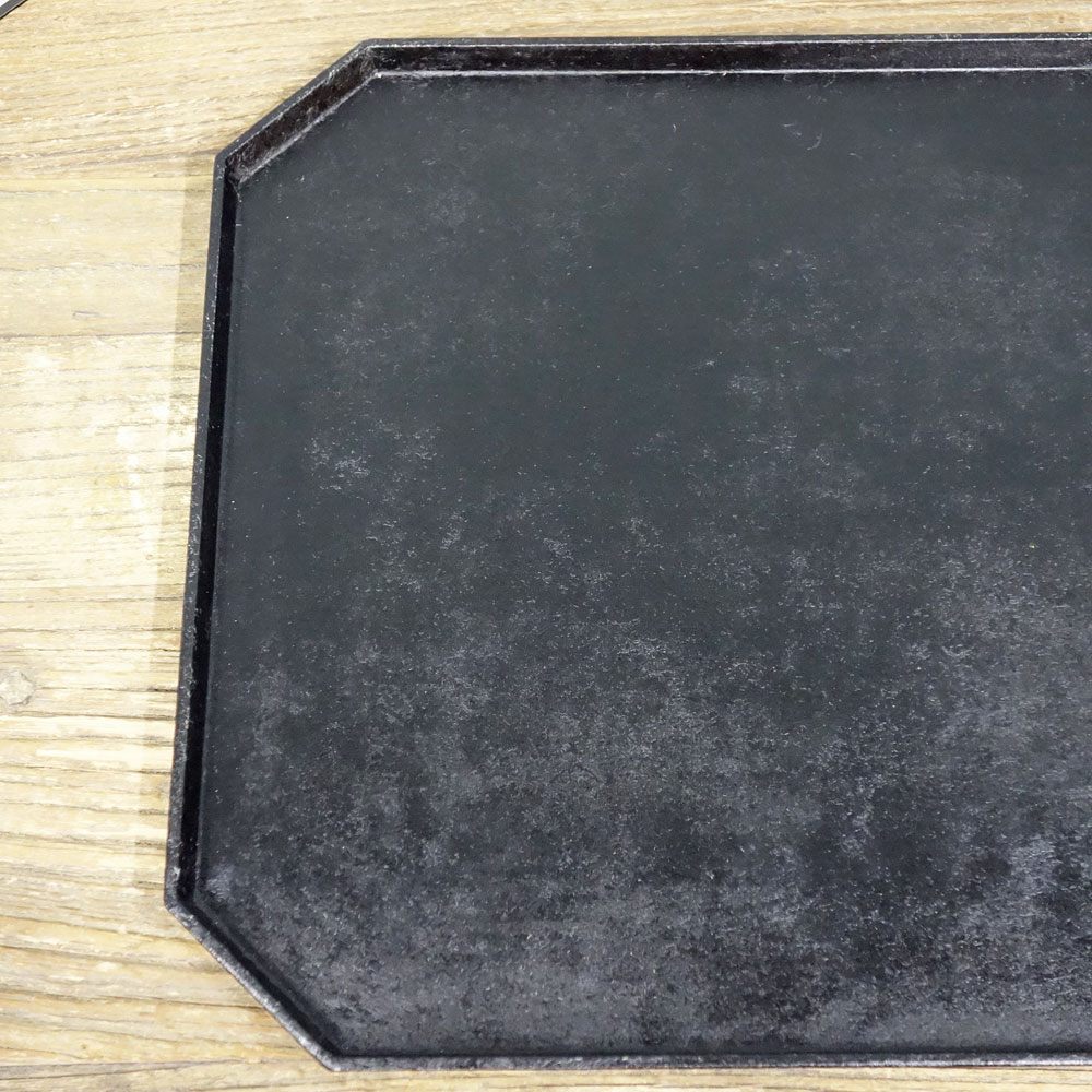 蝶野秀紀 和紙貼八角盆 漆器 31cm スクエアトレイ 現代作家 A ◎