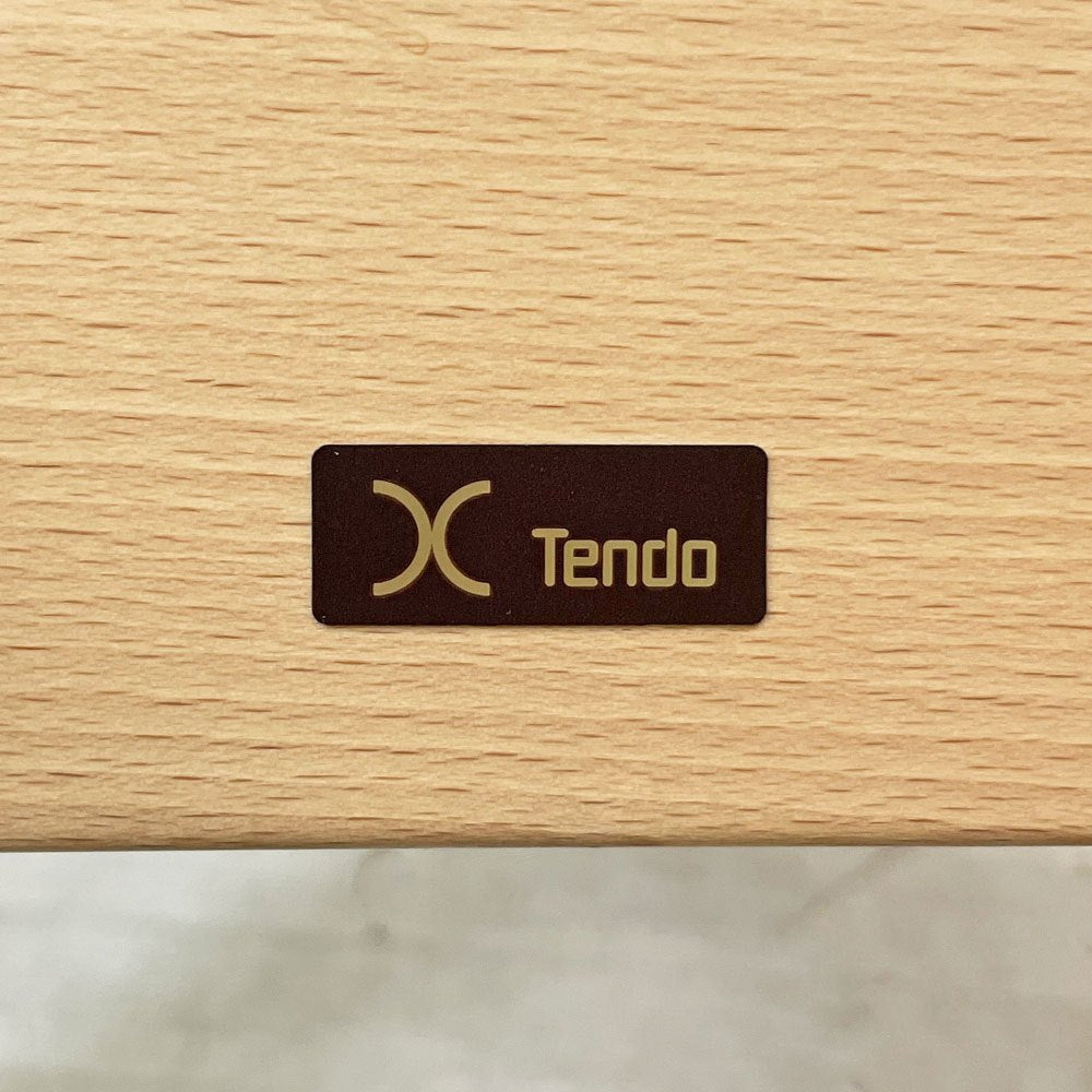 天童木工 Tendo ブックチェア S-0508NA-NT ファブリック グリーン 水之江忠臣 ダイニングチェア 図書館椅子 ●