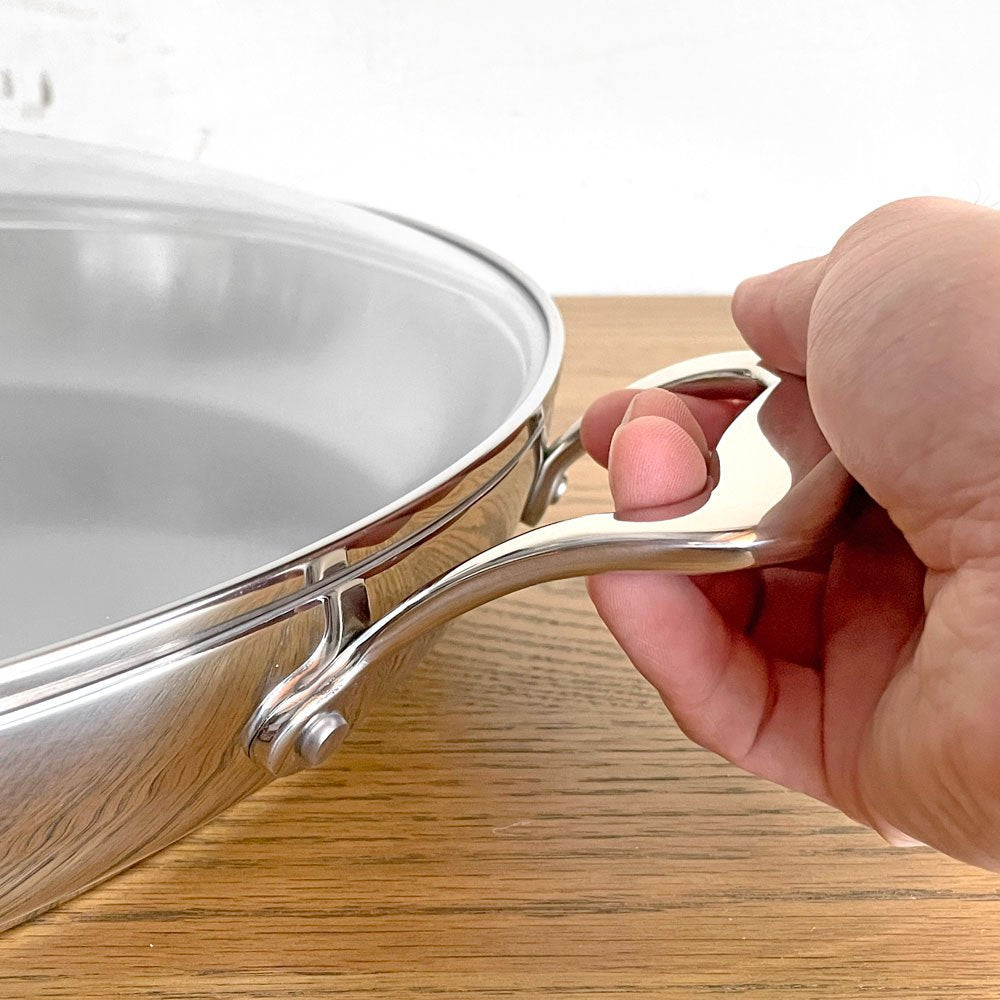 タッパーウェア Tupperware シェフシリーズ Chef Series パエリアパン Paella pan 36cm ガラス蓋付 ステンレス 日本未発売品 ■