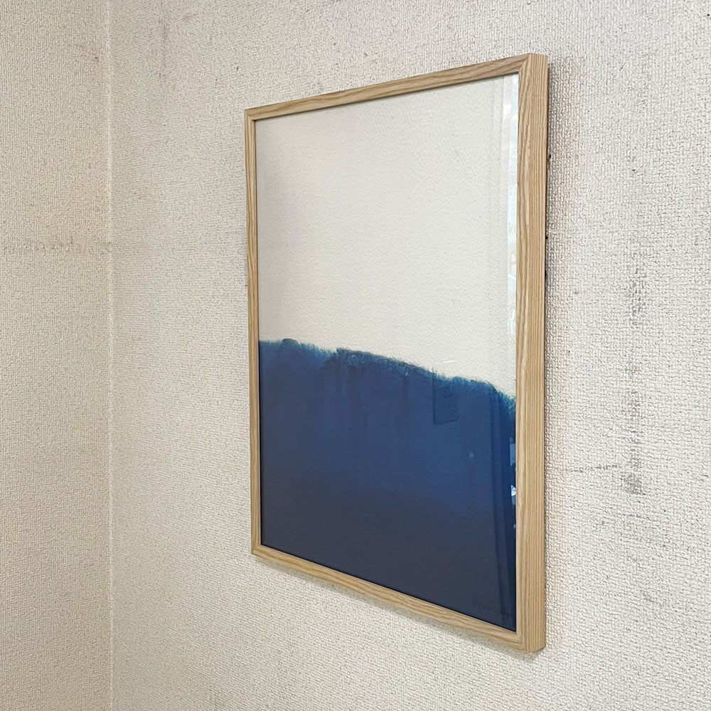 イデー IDEE 「DYEFORINDIGO OCEAN1」 オフセット ポスター ヨハン・オーベリー Fine Little Day 額装品 ◎