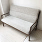 シラカワ家具 Shirakawa シフォン CHIFFON 2pソファ SL-2902 国産家具 北欧スタイル ナラ材 ハートブラウン コロラート生地 定価￥254,100- ★