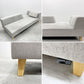 フランネルソファ FLANNEL SOFA ピヴォ PIVO ONE ARM SOFA 片アームソファ ファブリック オットマンセット ナチュラルモダン 〓