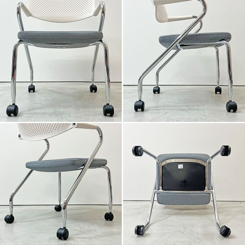 ヴィトラ vitra ビザロール Visaroll デスクチェア ミーティングチェア キャスターベース スタッキング アントニオ・チッテリオ A ●