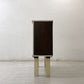 モンファニチャー MON FURNITURE ジャパンビンテージ Japan Vintage ガラス扉 キャビネット 食器棚 飾り棚 W118cm リメイク家具 昭和レトロ ●