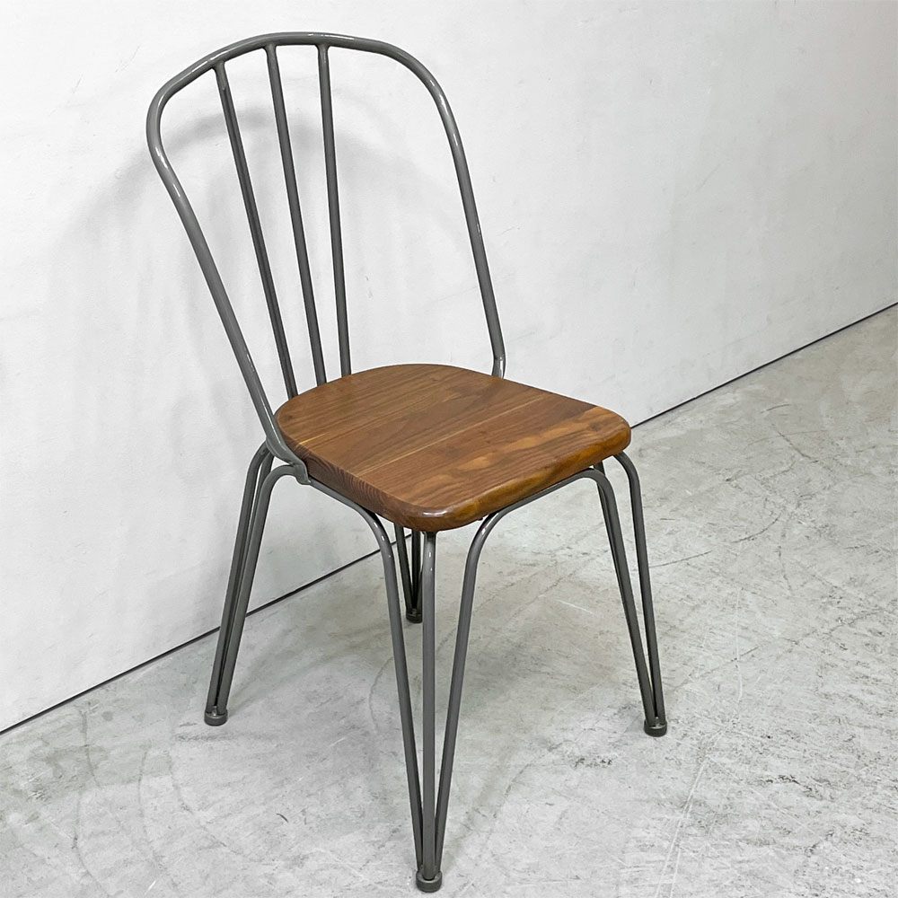 ガルト GART 1290 CHAIR ダイニングチェア エルム古材×アイアン インダストリアルデザイン 工業系 A ●