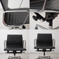 ハーマンミラー Herman Miller イームズアルミナムグループチェア マネージメントチェア アルミバフベース ガス圧昇降仕様 5本脚 キャスタータイプ 本革 イームズ A ●