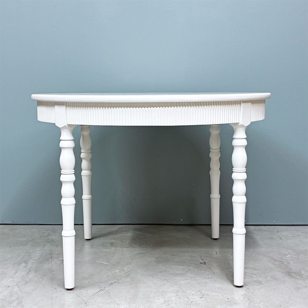 サラグレース Sarah Grace ブランナチュール Blanc Nature ダイニングテーブル No.2 ラウンド 100cm シャビーシック フレンチカントリー ◎