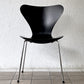フリッツハンセン Fritz Hansen 3107 セブンチェア ラッカー仕上げ ブラック スタッキング アルネ・ヤコブセン デンマーク 北欧家具 ◇
