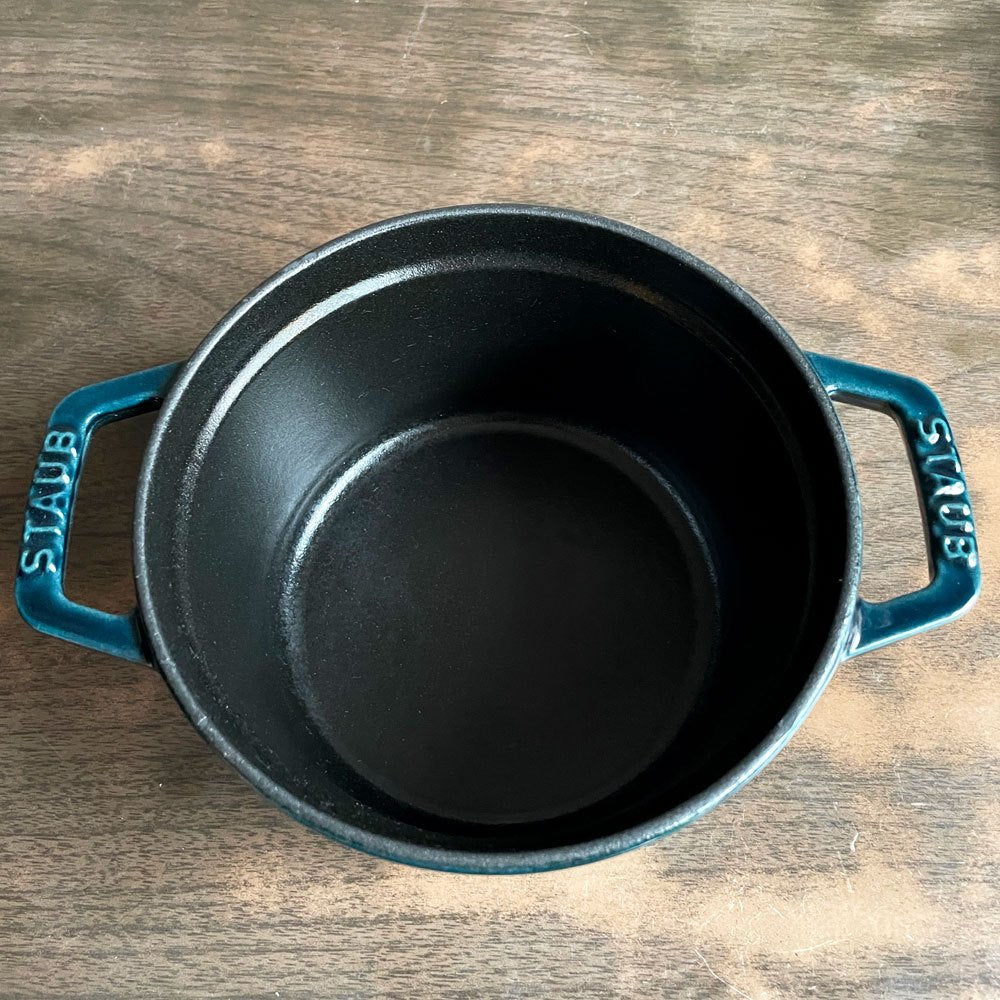 ストウブ STAUB ピコ ココット ラウンド 両手鍋 ラメール 14cm 鋳物 キャセロール ガス オーブン IH対応 フランス 把手付属 ♪