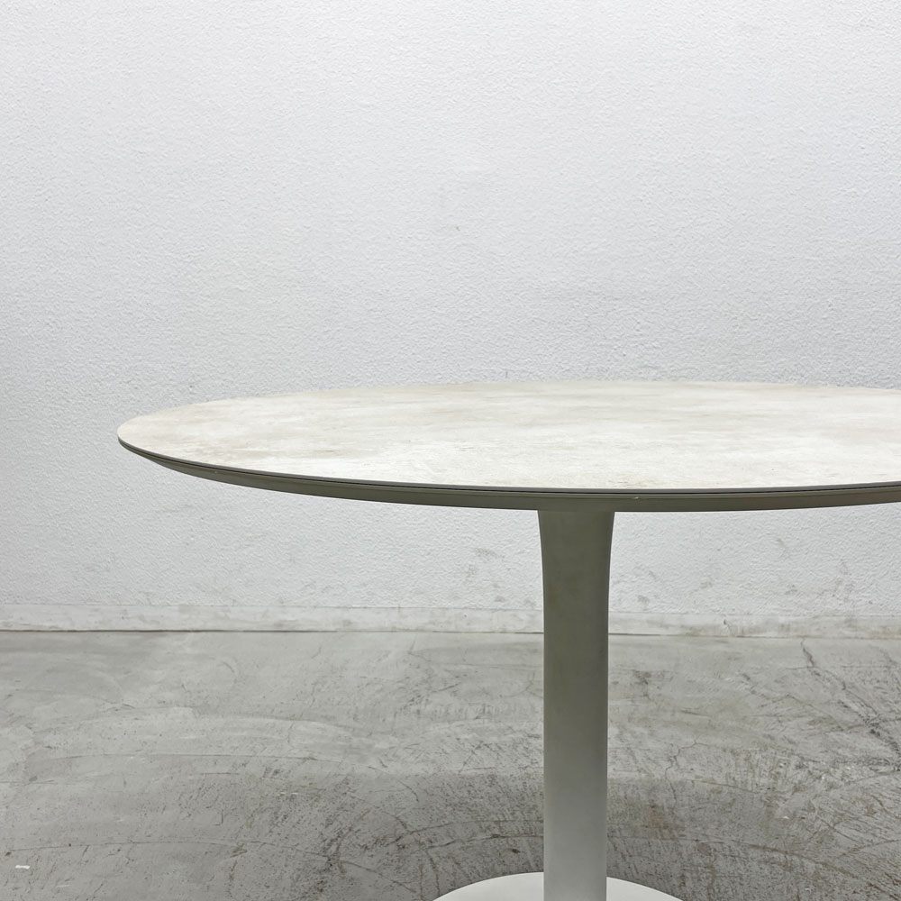 ボーコンセプト BoConcept ニューヨーク New York ダイニングテーブル ラウンド Φ99cm アッシュセラミック天板 モダンデザイン 〓