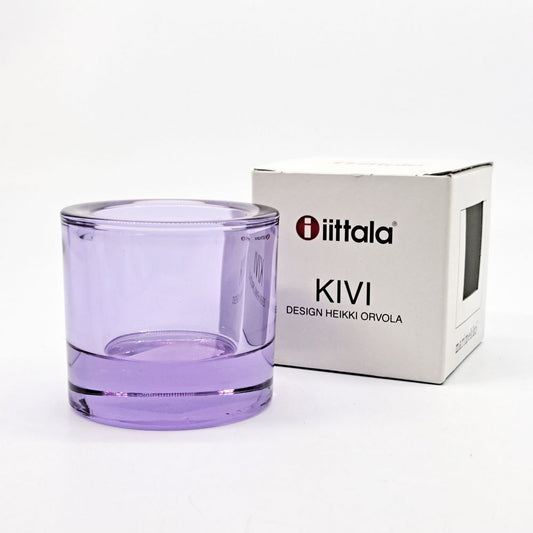 イッタラ iittala マリメッコ marimekko キビ kivi キャンドルホルダー ライトラック 60mm 箱付 フィンランド 北欧雑貨 廃番カラー ●