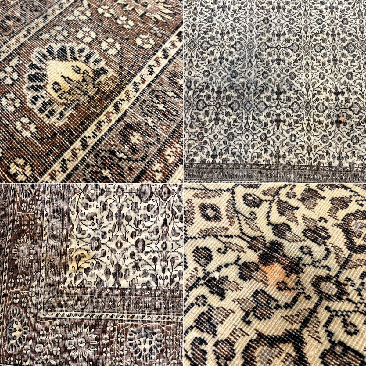 ハドサン HADOSAN カイセリ KAYSERI イェニ Yeni ラグ カーペット 手織り ウール＆コットン 280×1.88cm トルコ絨毯 証明書付き ●