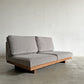 マスターウォール MASTERWAL デニッシュ DANISH SOFA 2シーターソファ 2人掛け W140cm ウォールナット無垢材 ファブリック 新品替えカバー付 合計定価￥484,000- 〓