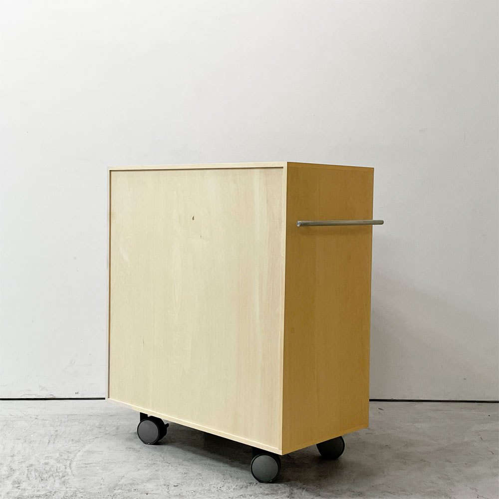 マルゲリータ margherita Storage Cart キャスター付き収納カート 標準タイプ A4書類引き出し収納カート 深め 8杯 シナ合板 定価￥53,680- B ●