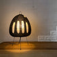 イサムノグチ Isamu Noguchi アカリ AKARI 1AB スタンドライト 和紙シェード ブラック Φ26cm 箱付 名作照明 定価￥27,500- ◎
