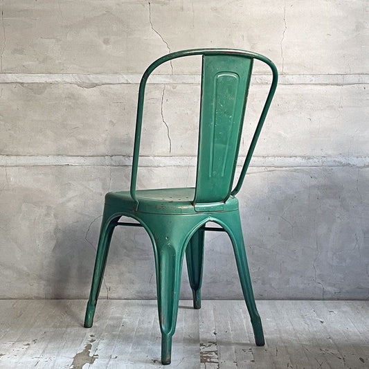 トリックス TOLIX ビンテージ エーチェア A-chair ダイニングチェア スタッキングチェア グリーン グザビエ・ポシャール Xavier Pauchard フランス 50's 希少 B　♪