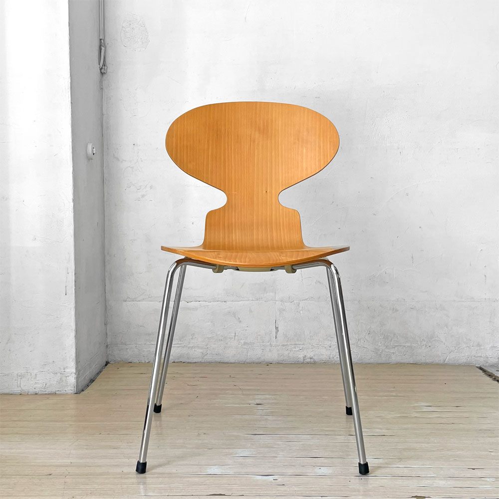フリッツハンセン Fritz Hansen 3101 アリンコチェア アントチェア 4本脚 ナチュラルビーチ ラッカー仕上げ アルネ・ヤコブセン C ★