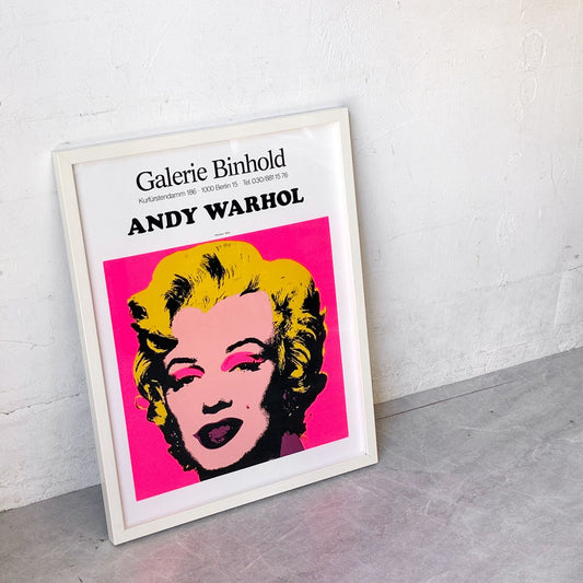 アンディウォーホル ANDY WARHOL マリリンモンロー サンデーモーニング版 Gallerie Binhold シルクスクリーン ポスター 額装 アクリル ★