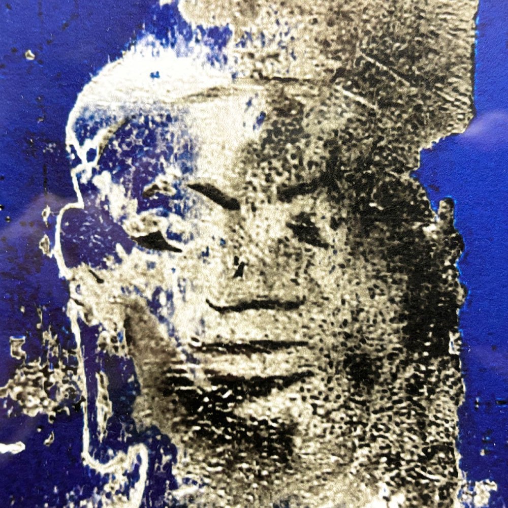 ロバート・デル・ナジャ Robert Del Naja 3D シルクスクリーン ”4 Noble Truths” サイン＆POWエディションナンバー入り 45/50 Massive Attack メンバー スクリーンサイズ 37.5×59cm 額装品 ●