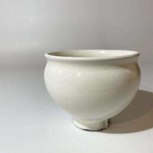 鈴木環 ピジョンカップ M 現代作家 陶芸家 ホワイト 小鉢 器 A ★