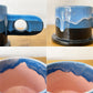 エコ パーク ポッテリー Echo Park Pottery ピーター・シャイヤー Peter Shire マグカップ ブルー×ブラック ポストモダン ★