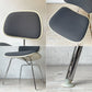 ハーマンミラー Herman Miller ツーピースプラスチックチェア Two Piece Plastic Chair DCM ホワイト グレー ファブリック張替済 ビンテージ イームズ 希少 ★