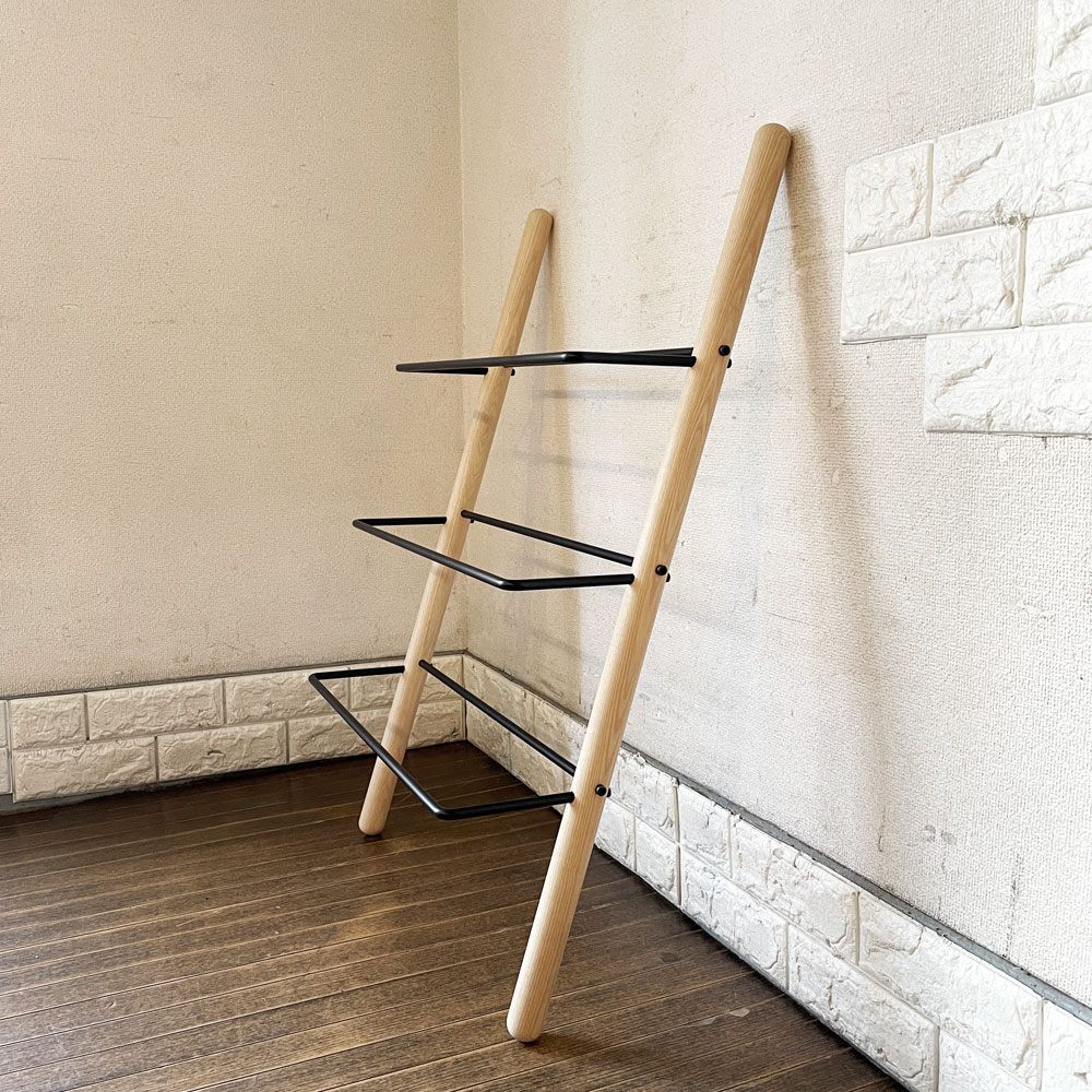 ノルメイド Norrmade スティック STICK シューズラック アッシュ材×スチール トゥールズデザイン Tools Design デンマーク 定価￥30,250- 廃番 ◎