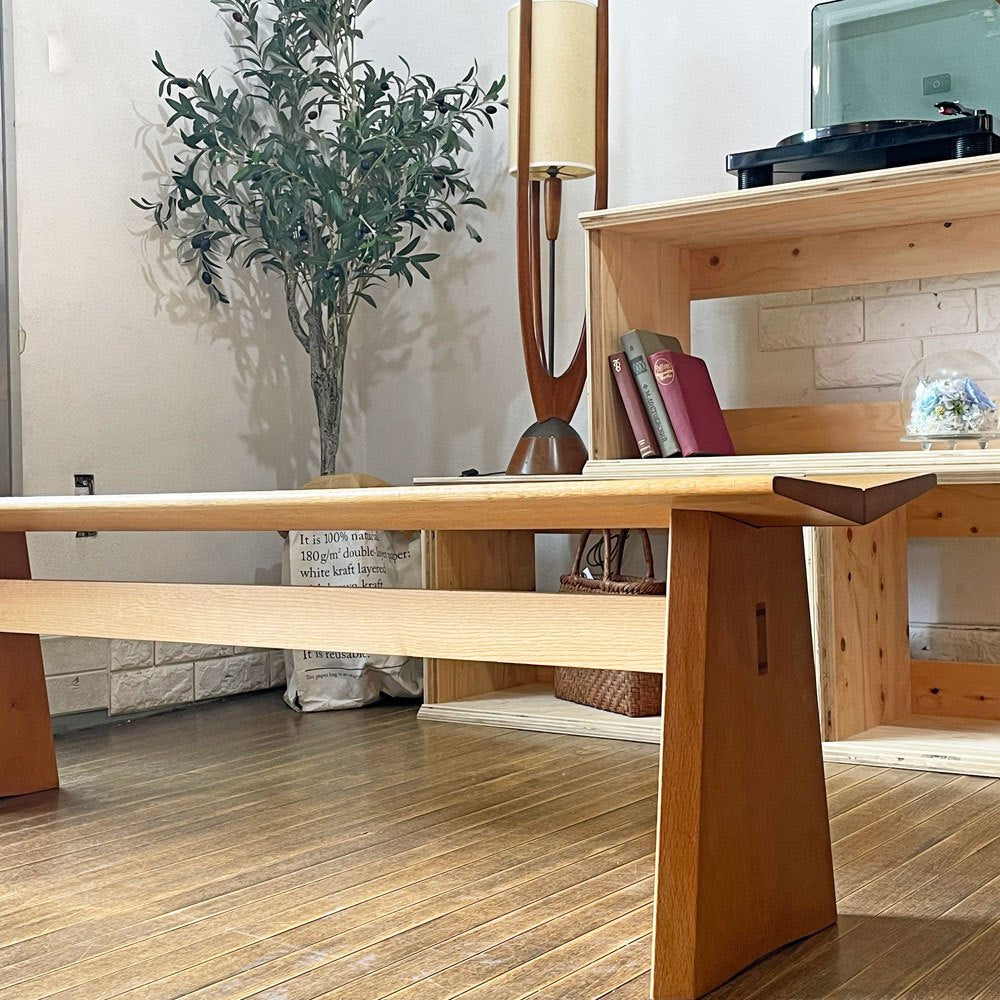日進木工 NISSIN カーヴ ホワイトウッドシリーズ CARVE WHITE WOOD ベンチ WOB-145 W145 板座 ナチュラルモダン ◎