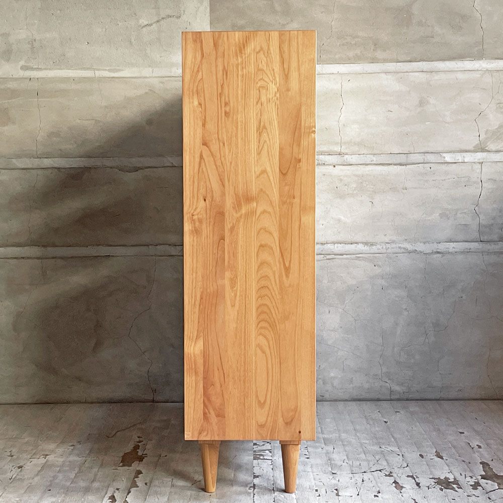 モモナチュラル Momo natural コモ シェルフ COMO Shelf サイズM アルダー材 ナチュラルテイスト 定価￥55,000- ♪