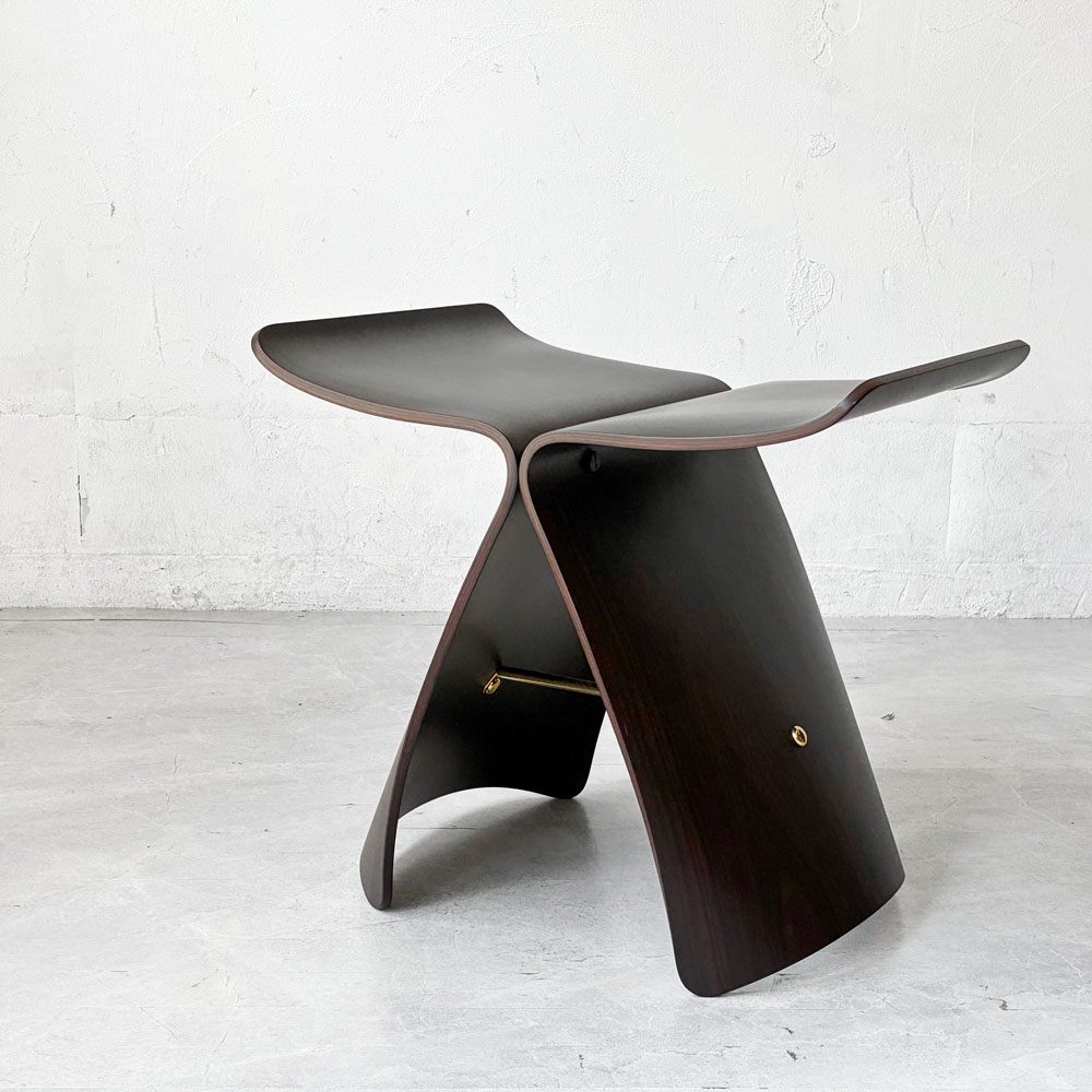天童木工 Tendo バタフライスツール ローズウッド 柳宗理 MoMA ジャパニーズモダン ミッドセンチュリー 美品 ★