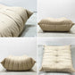リーンロゼ ligne roset トーゴ TOGO 2シーター ソファ ＆ パフ 2点セット 50周年記念モデル DENDEN カタツムリ ファブリック ベージュ系カラー ●