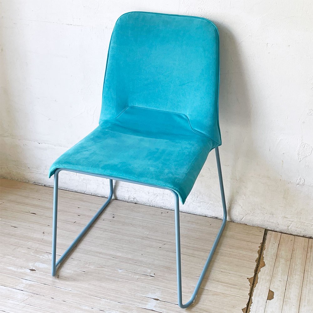 カッシーナ Cassina ixc. メンブレン MEMBRANE スタッキングチェア ダイニングチェア ブルー イタリア B ★