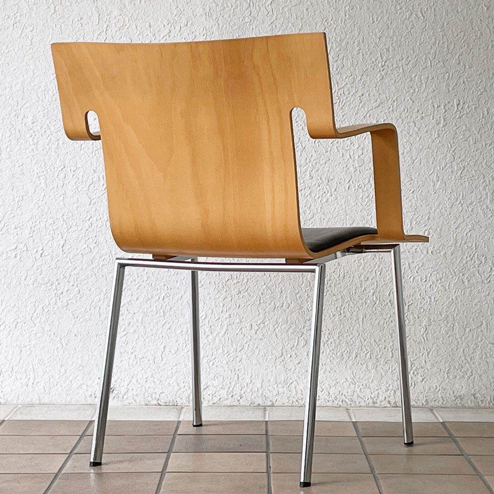 ラムホルツ LAMMHULTS コーパス アームチェア Corpus Armchair プライウッド アームチェア バーチ材 スタッキング スウェーデン 北欧家具 A ◇