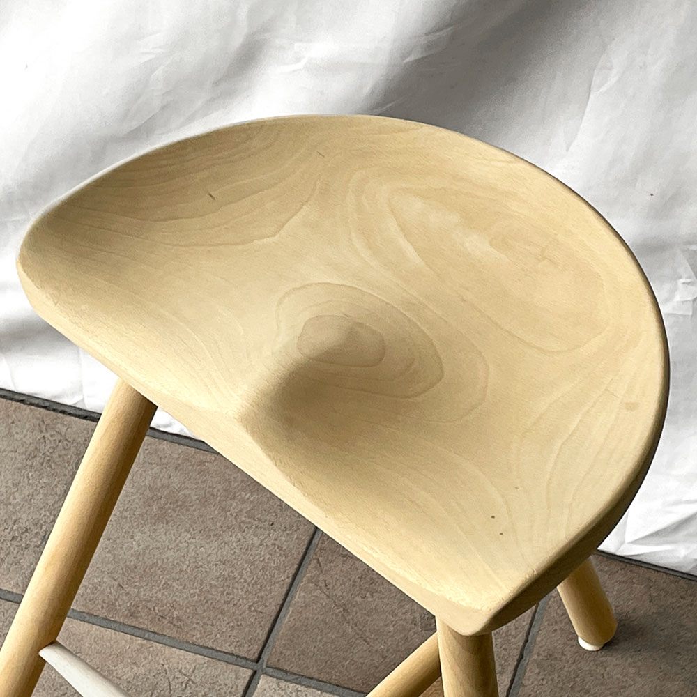 ワーナー Werner シューメーカーチェア Shoemaker Chair NO.59 スツール ビーチ材 ラーズ・ワーナー デンマーク 北欧家具◇
