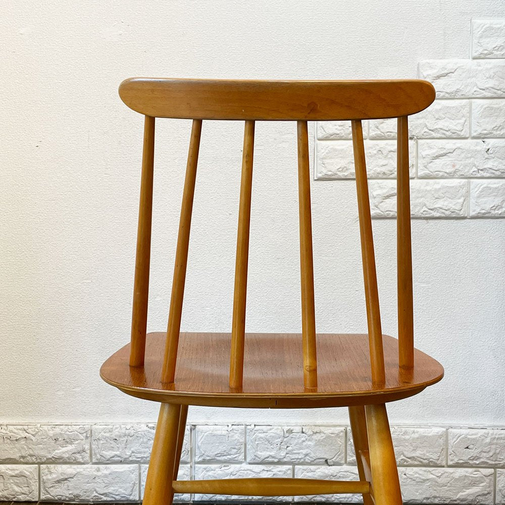 エズビーヴァーケン Edsby Verken ファネットチェア Fanett Chair ダイニングチェア イルマリ・タピオヴァーラ スウェーデン 北欧ビンテージ ◎