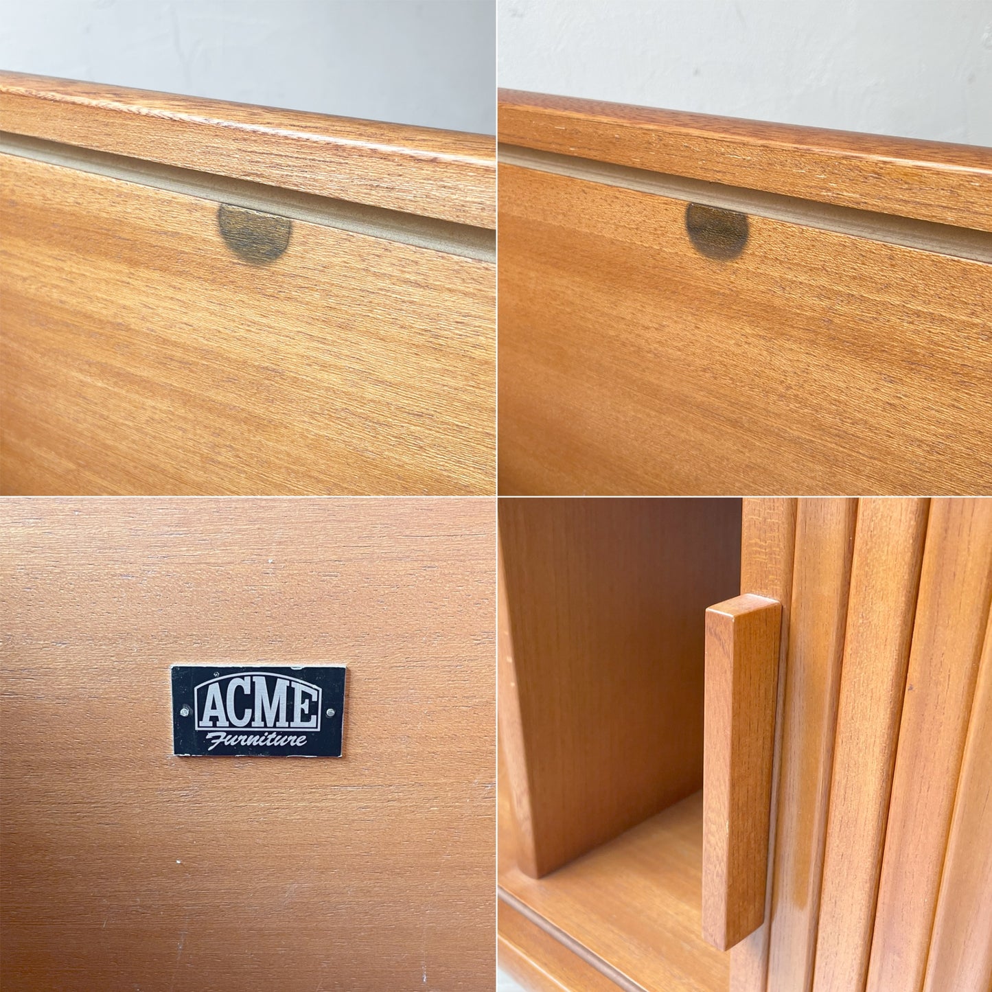 アクメファニチャー ACME Furniture ジェティ テレビボード JETTY TV BOARD ハックベリー材 蛇腹扉 W150cm ★