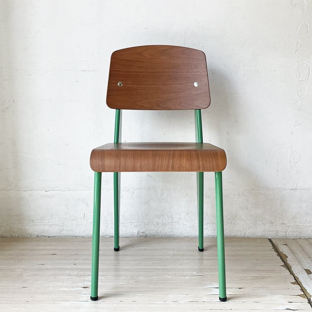 ヴィトラ vitra スタンダードチェア Standard chair ウォールナット×ブレヴェール ジャン・プルーヴェ Jean Prouve 箱付き 新品未使用 ★