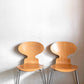 フリッツハンセン Fritz Hansen 3101 アリンコチェア アントチェア 4本脚 ナチュラルビーチ ラッカー仕上げ フェルトグライズ アルネ・ヤコブセン A ■