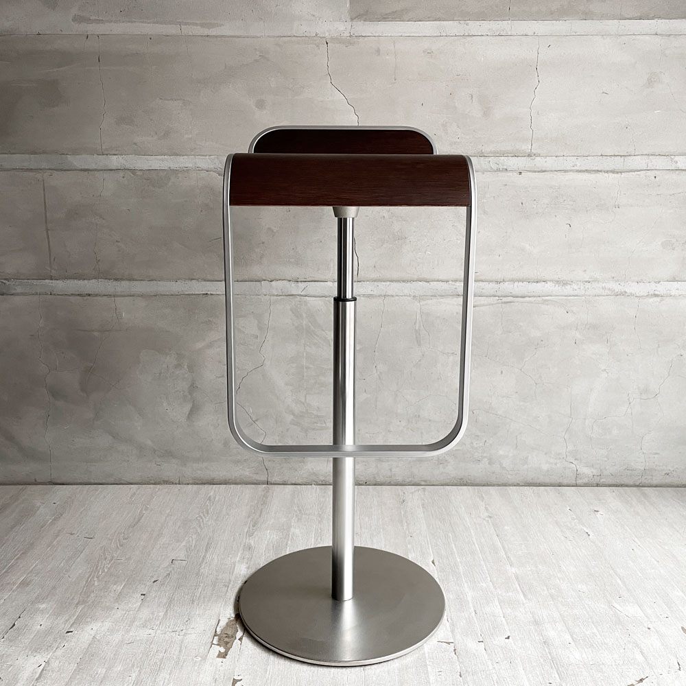 ラパルマ La palma レム LEM カウンタースツール 昇降式 カウンターチェア ハイスツール ウッドシート ダークウォールナット AZUMI アズミ B ♪