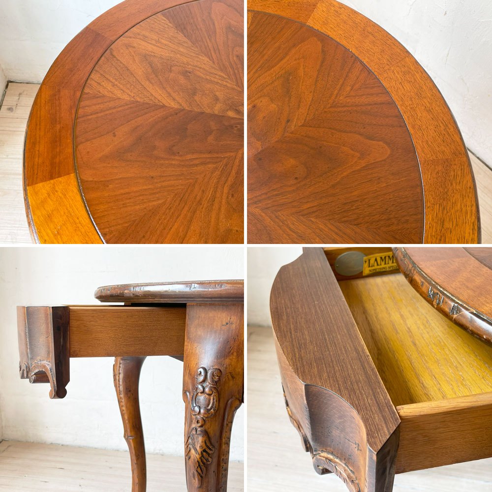 ベイカーファニチャー baker furniture サイドテーブル フラワースタンド ナイトテーブル 花台 クラシックデザイン  ★