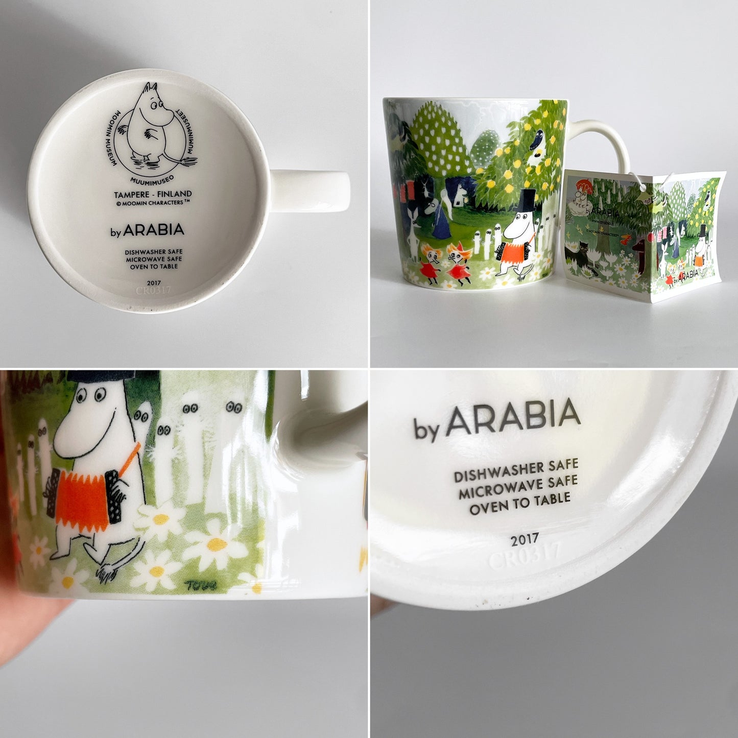 アラビア ARABIA ムーミンマグ MOOMIN フィンランド独立100周年記念 タンペレ市立ムーミン美術館 2017年限定 トーベ・ヤンソン フィンランド 北欧食器 ■
