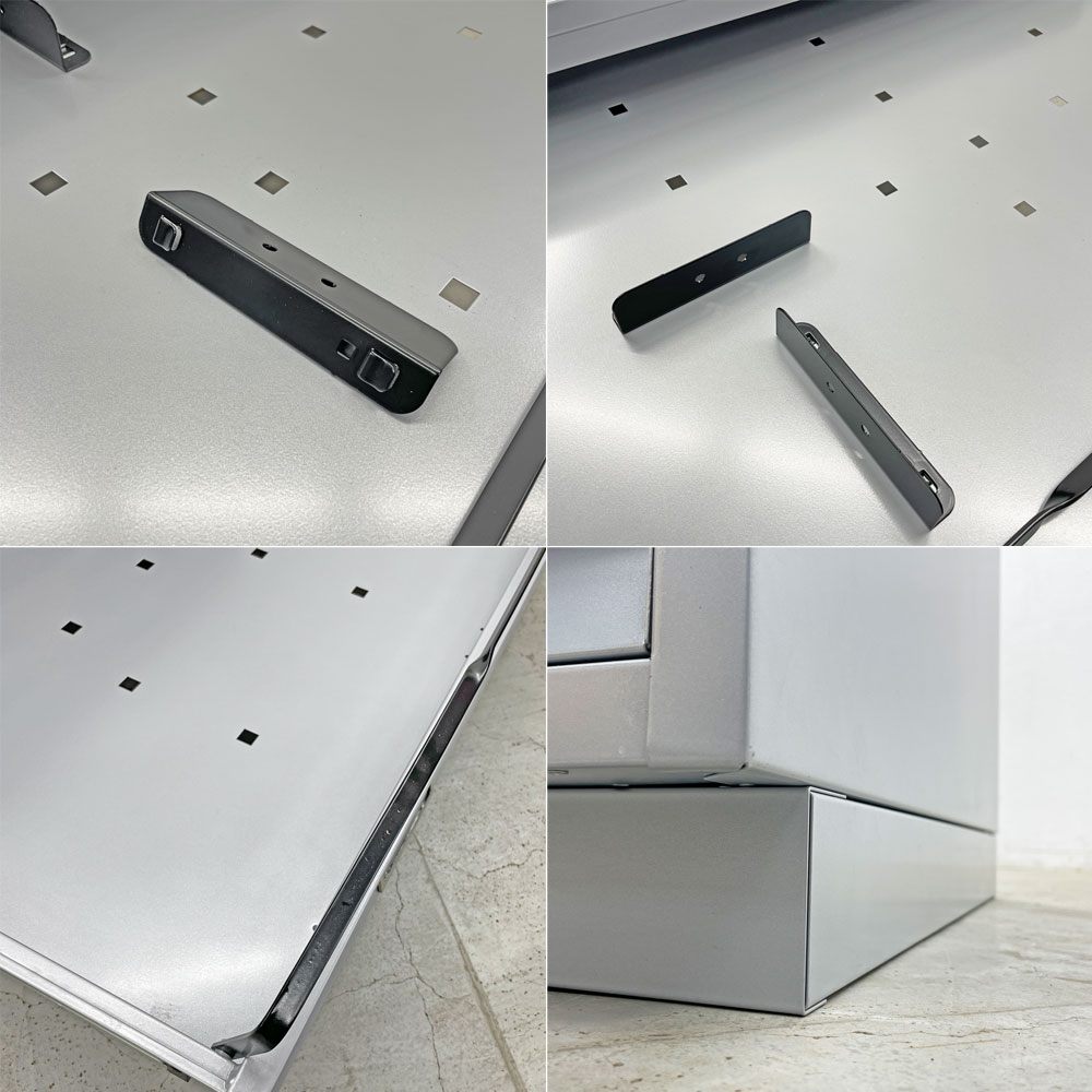 ビスレー BISLEY FCB43 A1サイズ マップケース 引き出し5段 鍵付き シルバー キャビネット ポスター 図面 画材 絵画保管 イギリス 定価約275,000円 〓