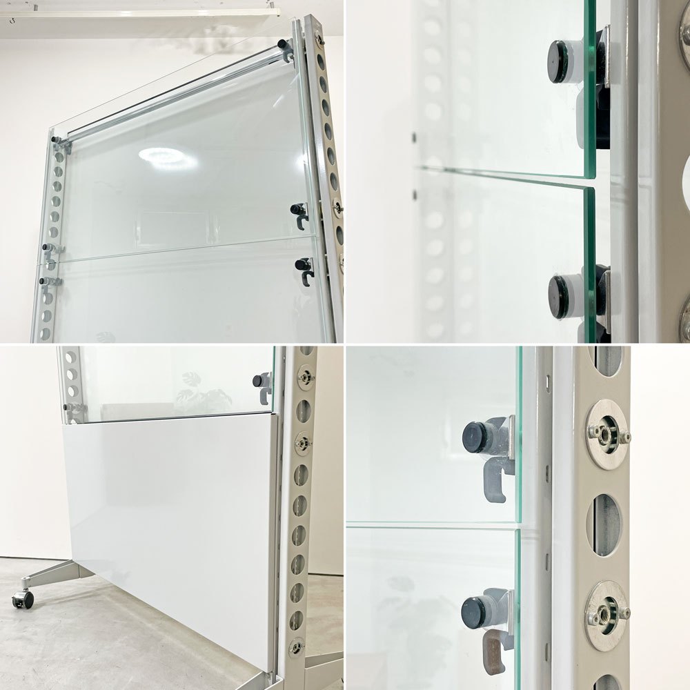 USMハラー USM Haller ディスプレイシステム Display System ホワイトボード パーテーション 間仕切り キャスター付き ●