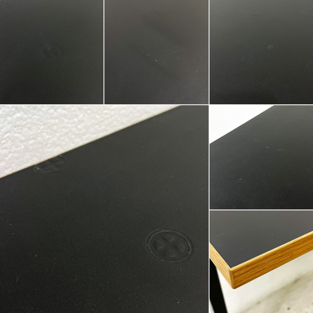 かなでもの KANADEMONO ザ・テーブル THE TABLE 電動昇降脚 FlexiSpot リノリウム天板 ブラック 参考価格約144,800円 ●